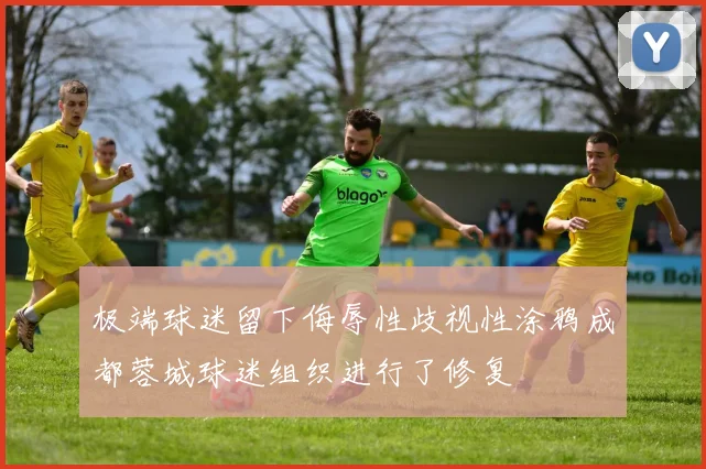 极端球迷留下侮辱性歧视性涂鸦成都蓉城球迷组织进行了修复